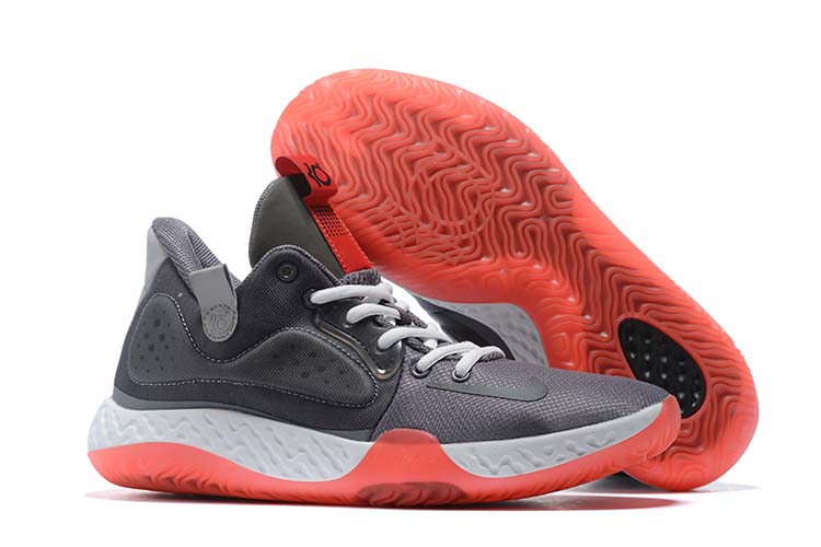 Nike KD Trey IV Premium Black Grey Orange Shoes